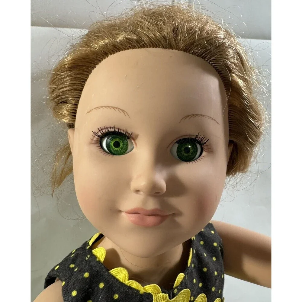 2013 Cititoy Brown Hair  Green Eyes # "GS126‎ GM15" 18"Doll - Picture 2 of 6